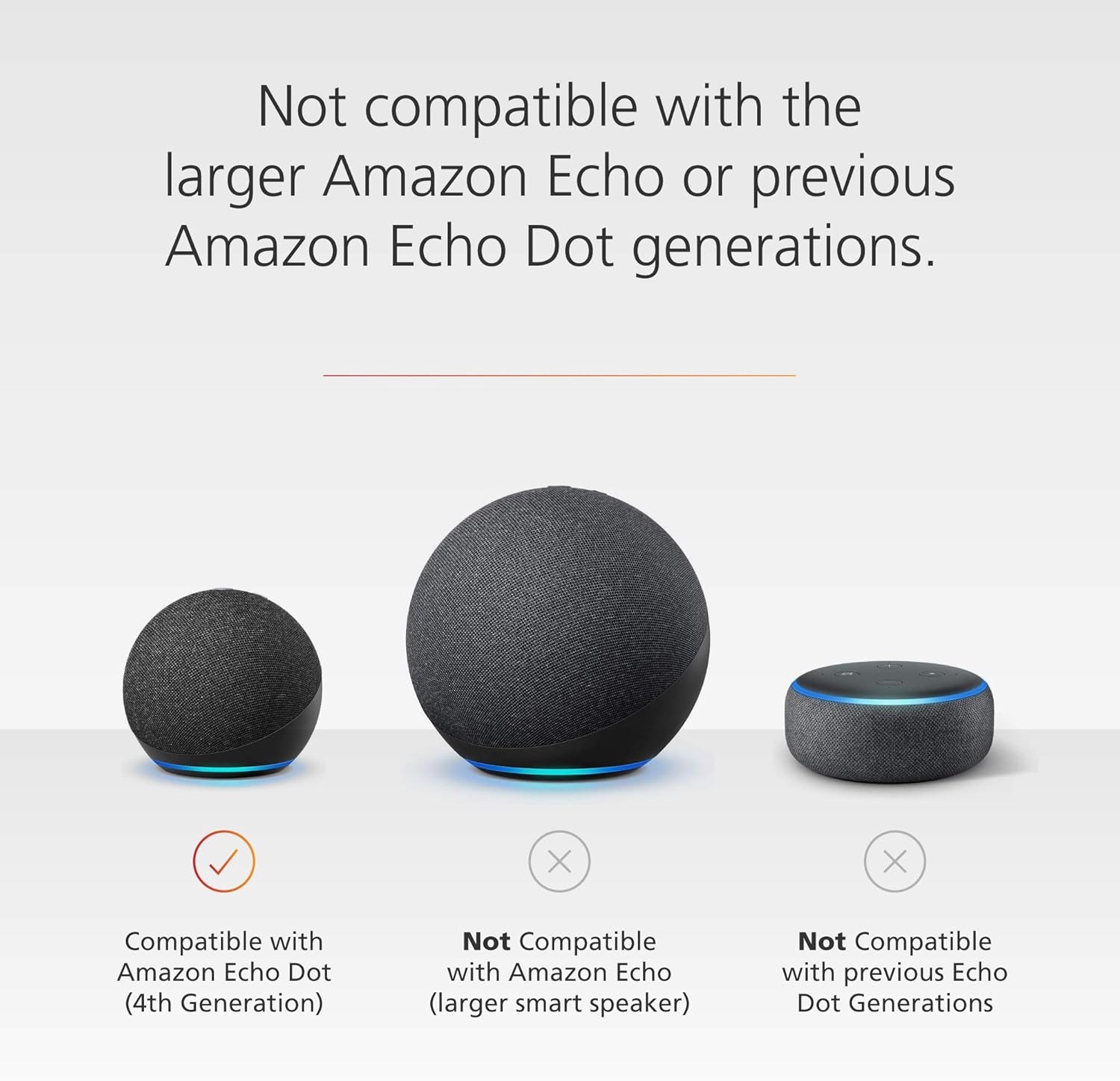 Made for Amazon Battery Base, in Black for Echo Dot (4Th Generation) Not Compatible with Previous Generations of Echo or Echo Dot (1St Gen, 2Nd Gen, or 3Rd Gen).